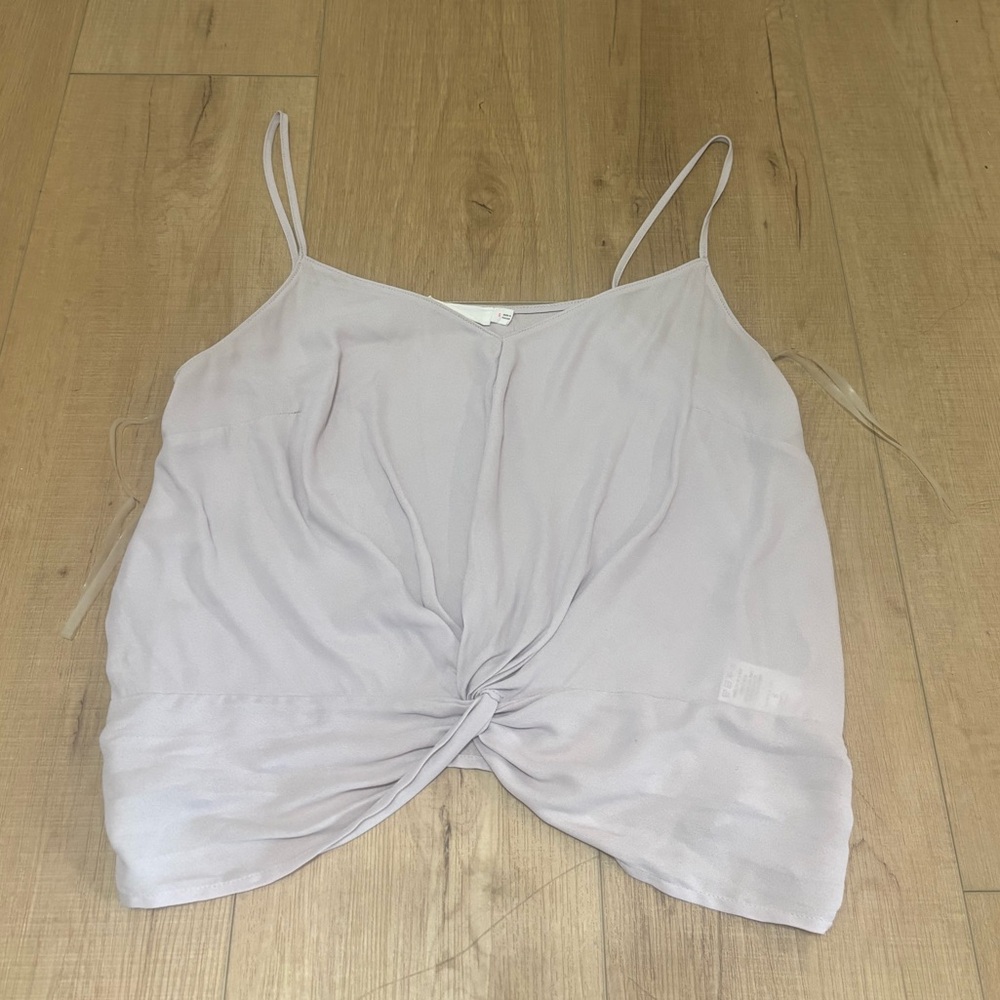 Lush blush pink Twist-Front Camisole